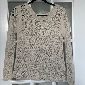 Anthropologie • Cream Sweater • GUC • Medium
